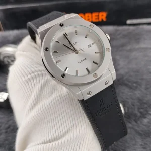 Premium Quality Mens Watch (Black & White)